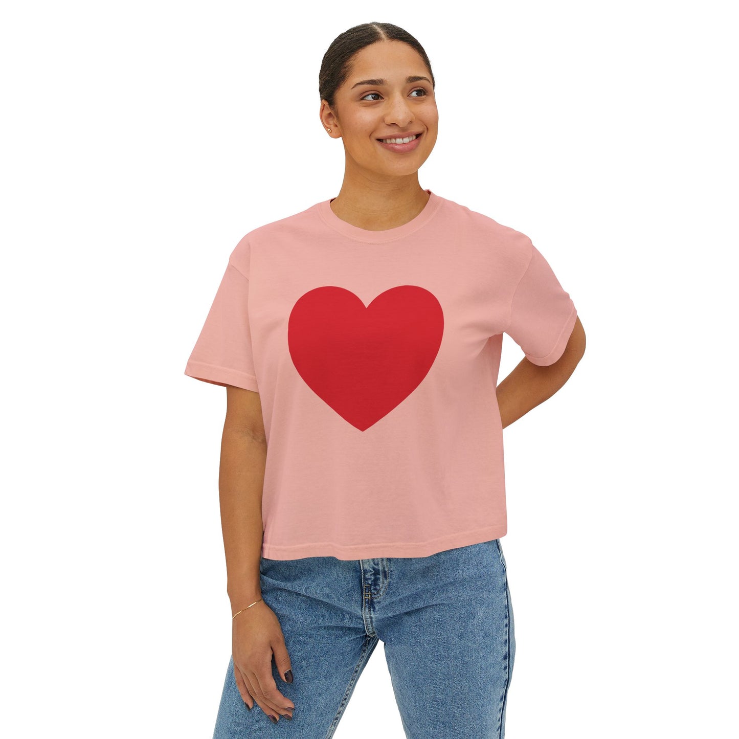 I Have a Big Heart Women's Boxy Tee- Many Colors