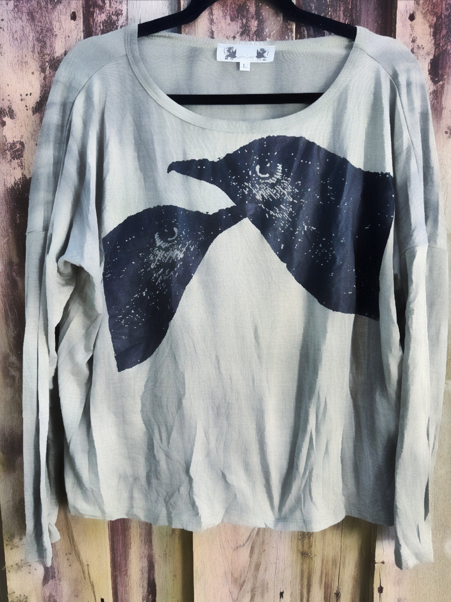 Two Blackbirds Long Sleeve-charcoal or sage green