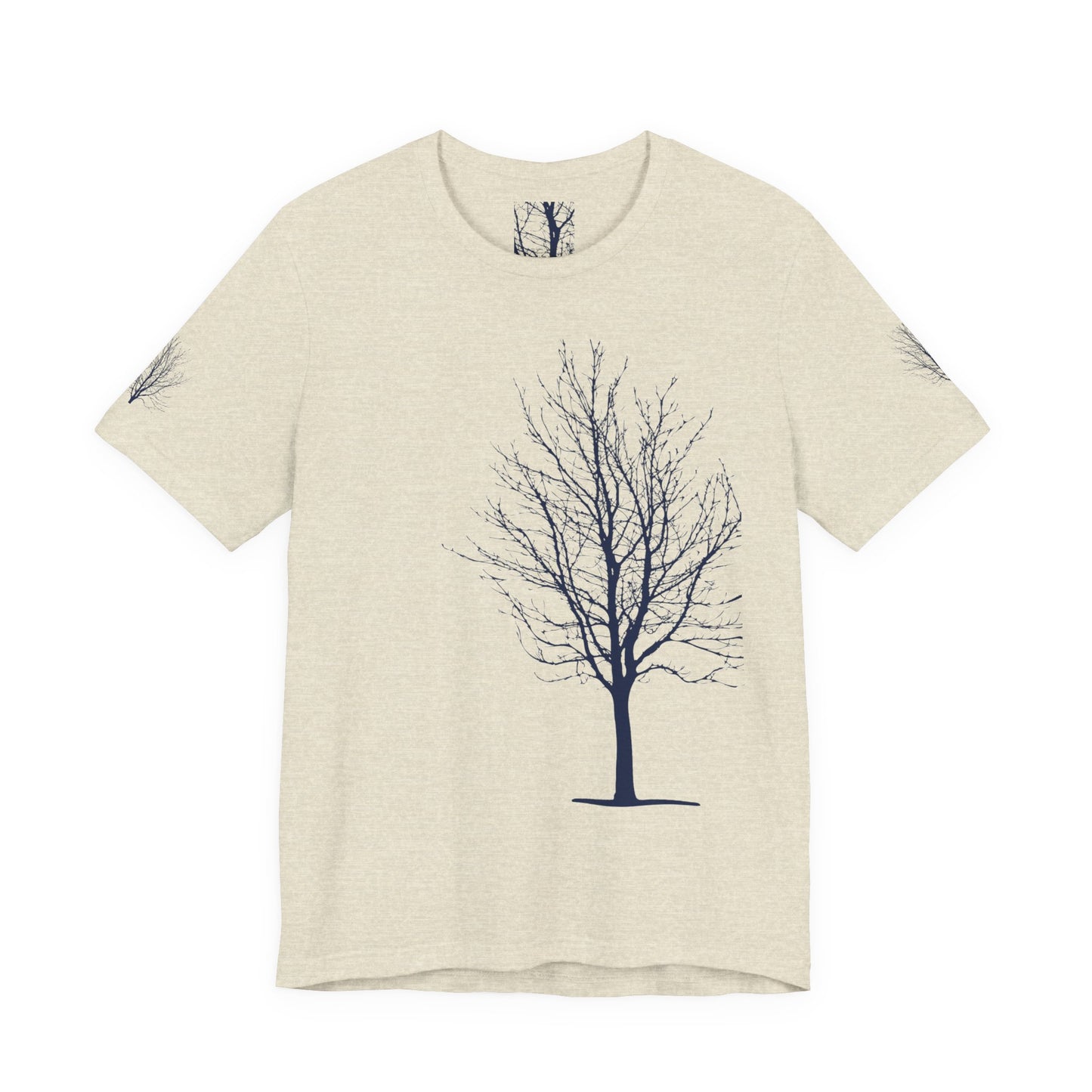 Single Tree Unisex Jersey Short Sleeve Tee - Blue Print