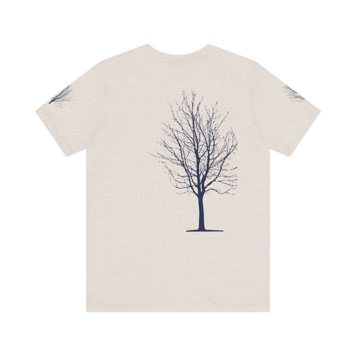 Single Tree Unisex Jersey Short Sleeve Tee - Blue Print