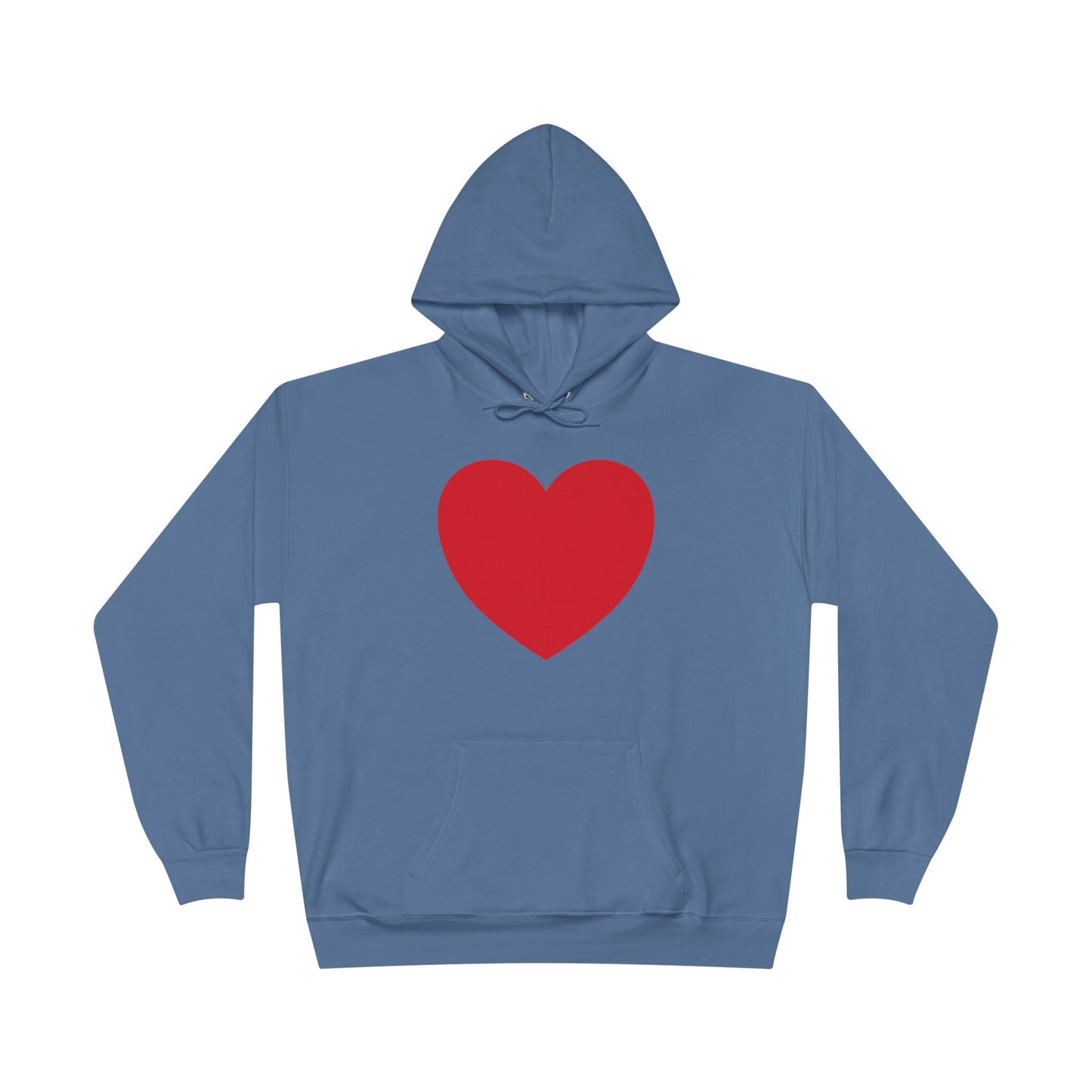 I WEAR MY HEART ON MY SLEEVE Unisex EcoSmart® Pullover Hoodie Sweatshirt