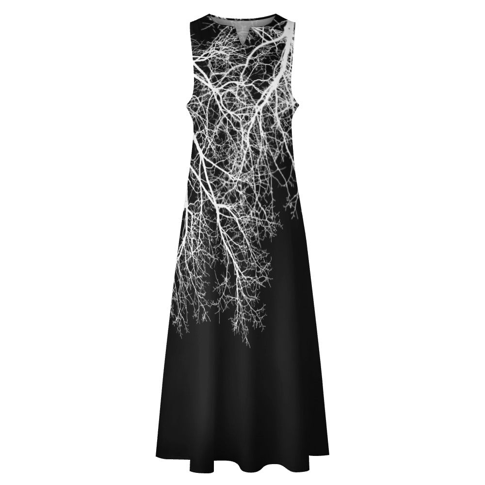 THE STORE by avalove Moon Trees Black As Night Dress