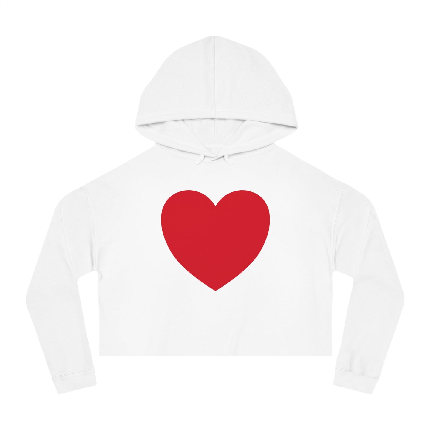 Have a Heart Women’s Cropped Hooded Sweatshirt- many colors