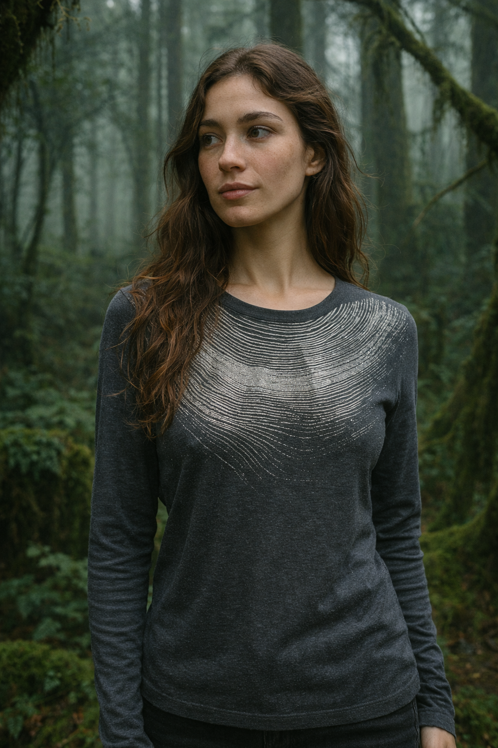 Wood Cut Basic Long Sleeve