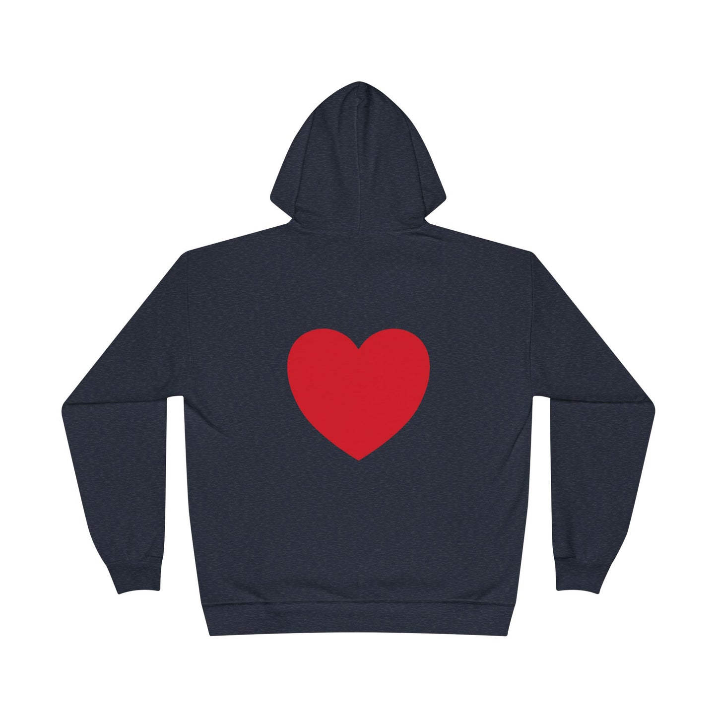 I WEAR MY HEART ON MY SLEEVE Unisex EcoSmart® Pullover Hoodie Sweatshirt