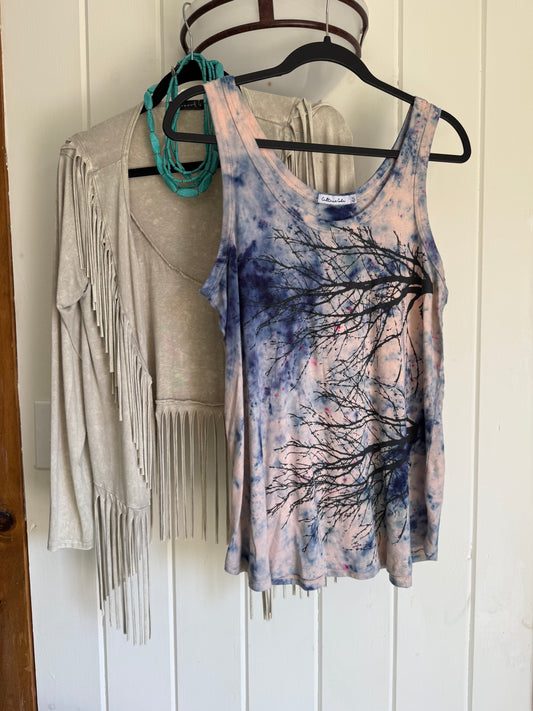 Two Tree Sky Dyed Tank