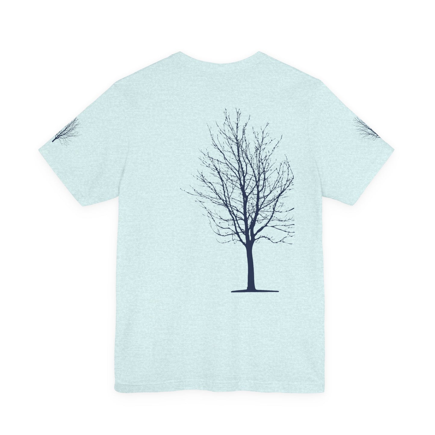 Single Tree Unisex Jersey Short Sleeve Tee - Blue Print