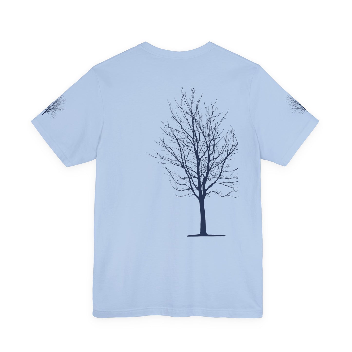 Single Tree Unisex Jersey Short Sleeve Tee - Blue Print