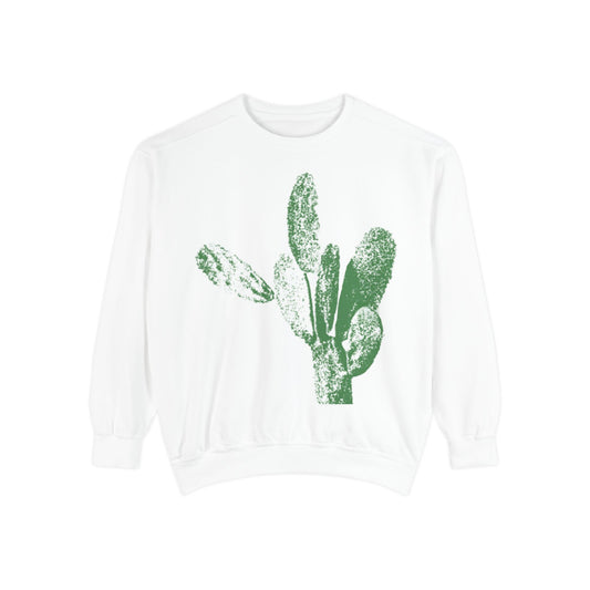 Saguaro Cactus Sweatshirt — Vintage Green Botanical Crewneck, THE STORE, by avalove