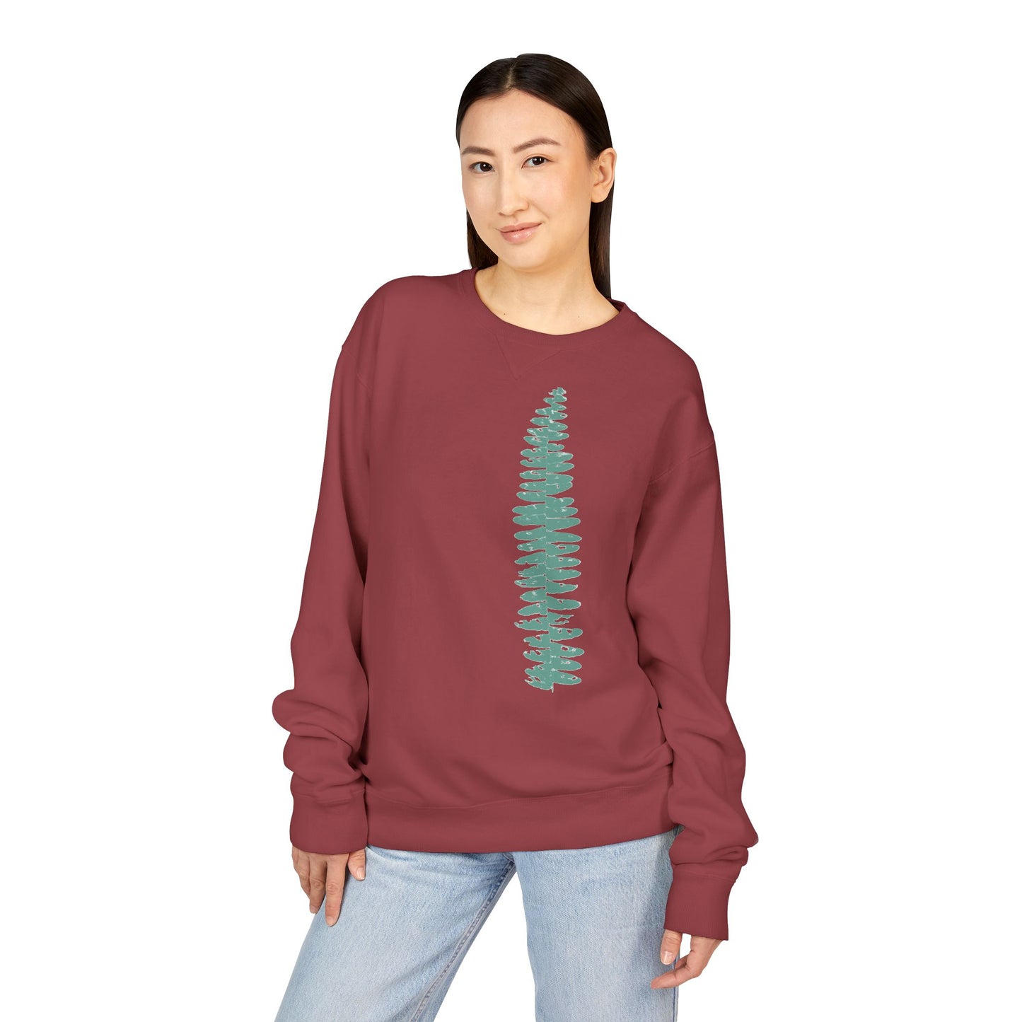 The Green Fern, Forest Bathing Sweatshirt, THE STORE, by avalove