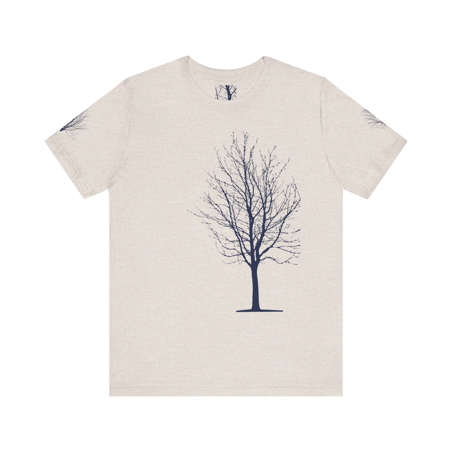 Single Tree Unisex Jersey Short Sleeve Tee - Blue Print