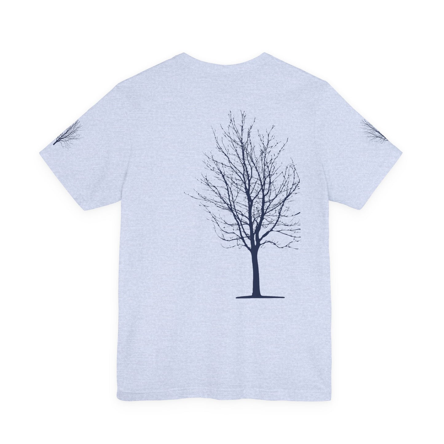 Single Tree Unisex Jersey Short Sleeve Tee - Blue Print