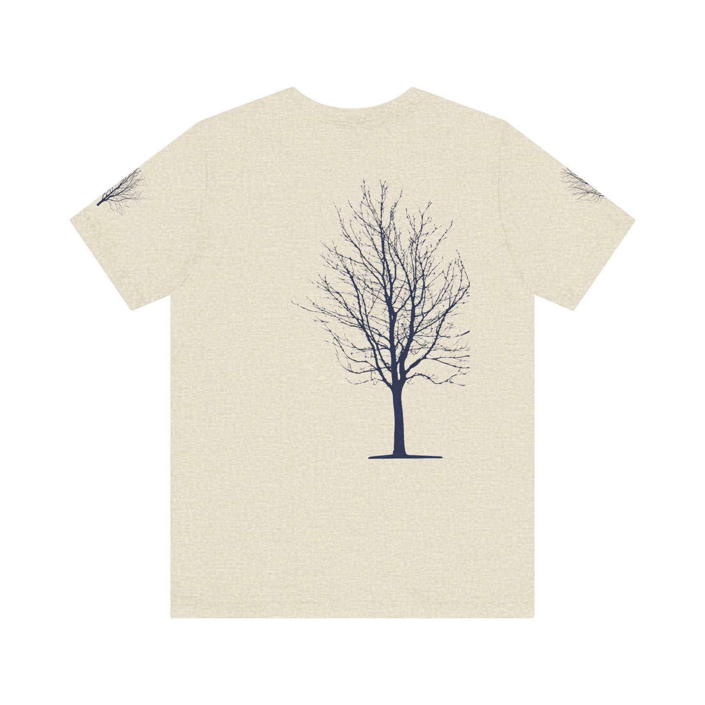 Single Tree Unisex Jersey Short Sleeve Tee - Blue Print