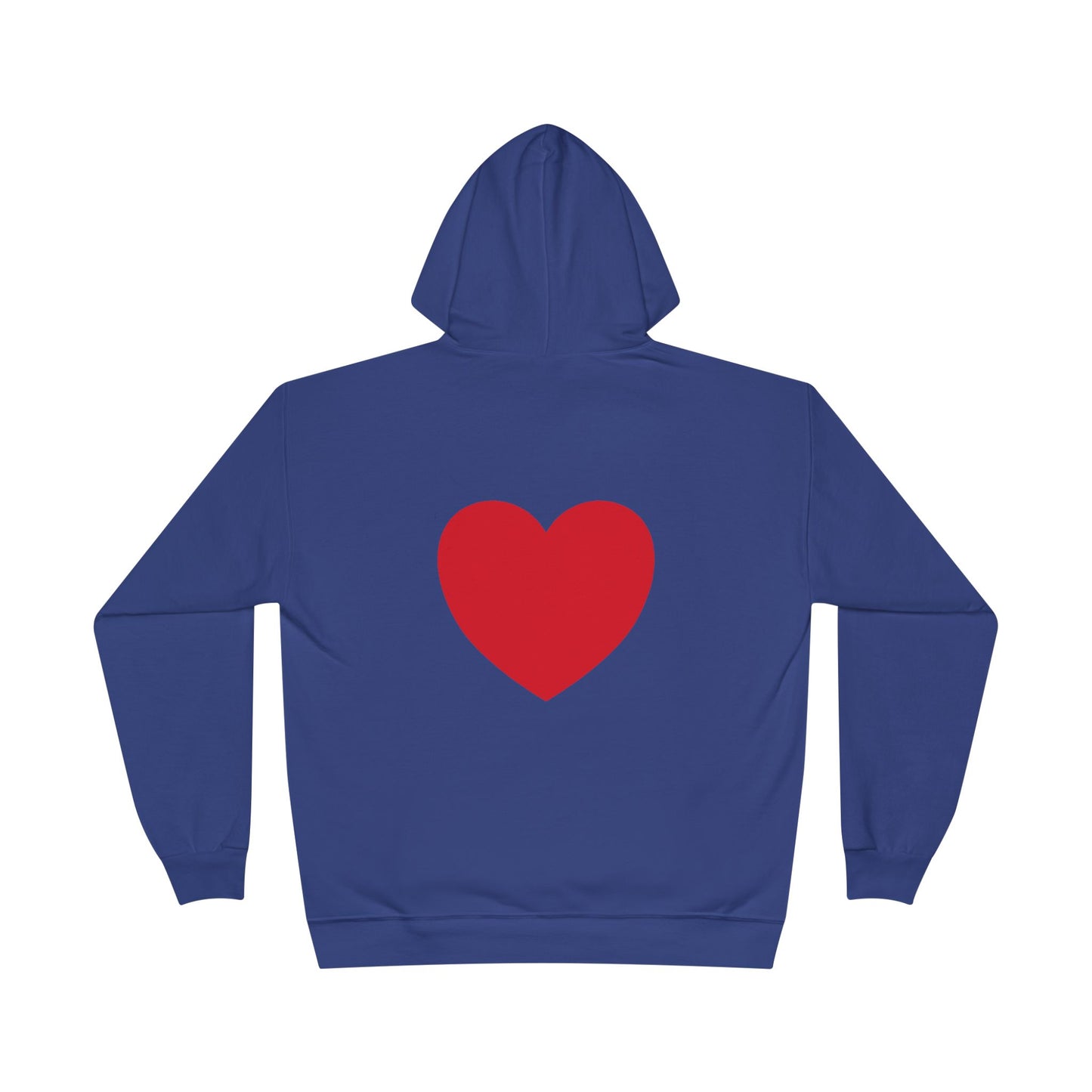 I WEAR MY HEART ON MY SLEEVE Unisex EcoSmart® Pullover Hoodie Sweatshirt