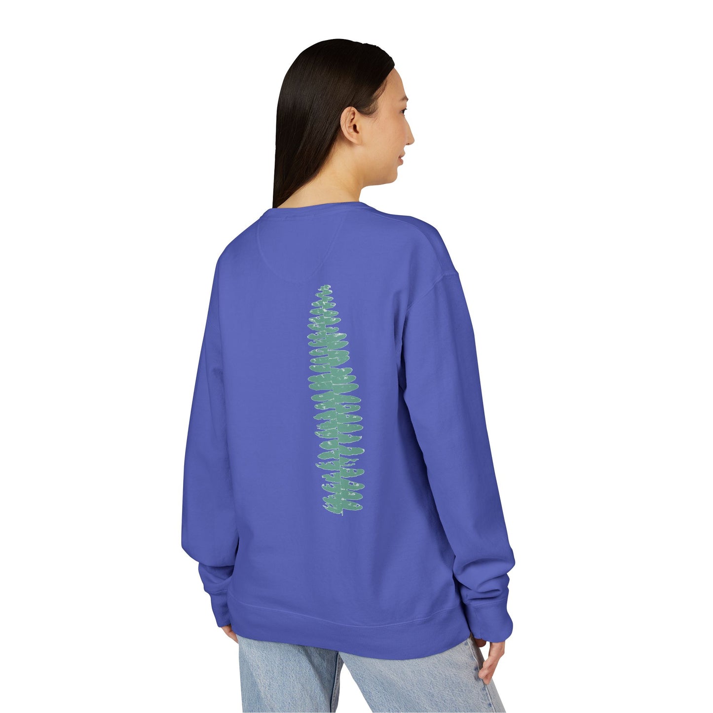 The Green Fern, Forest Bathing Sweatshirt, THE STORE, by avalove