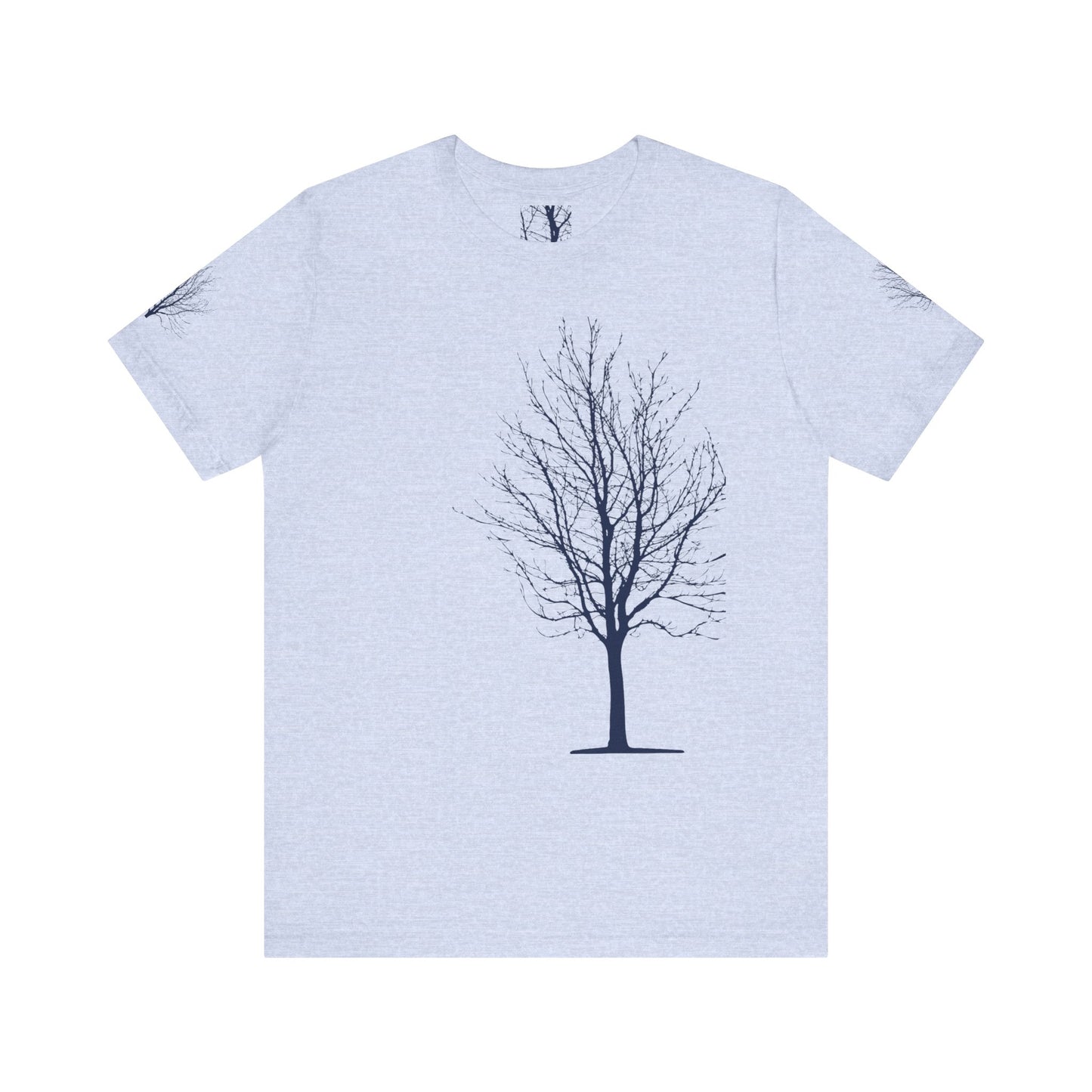 Single Tree Unisex Jersey Short Sleeve Tee - Blue Print