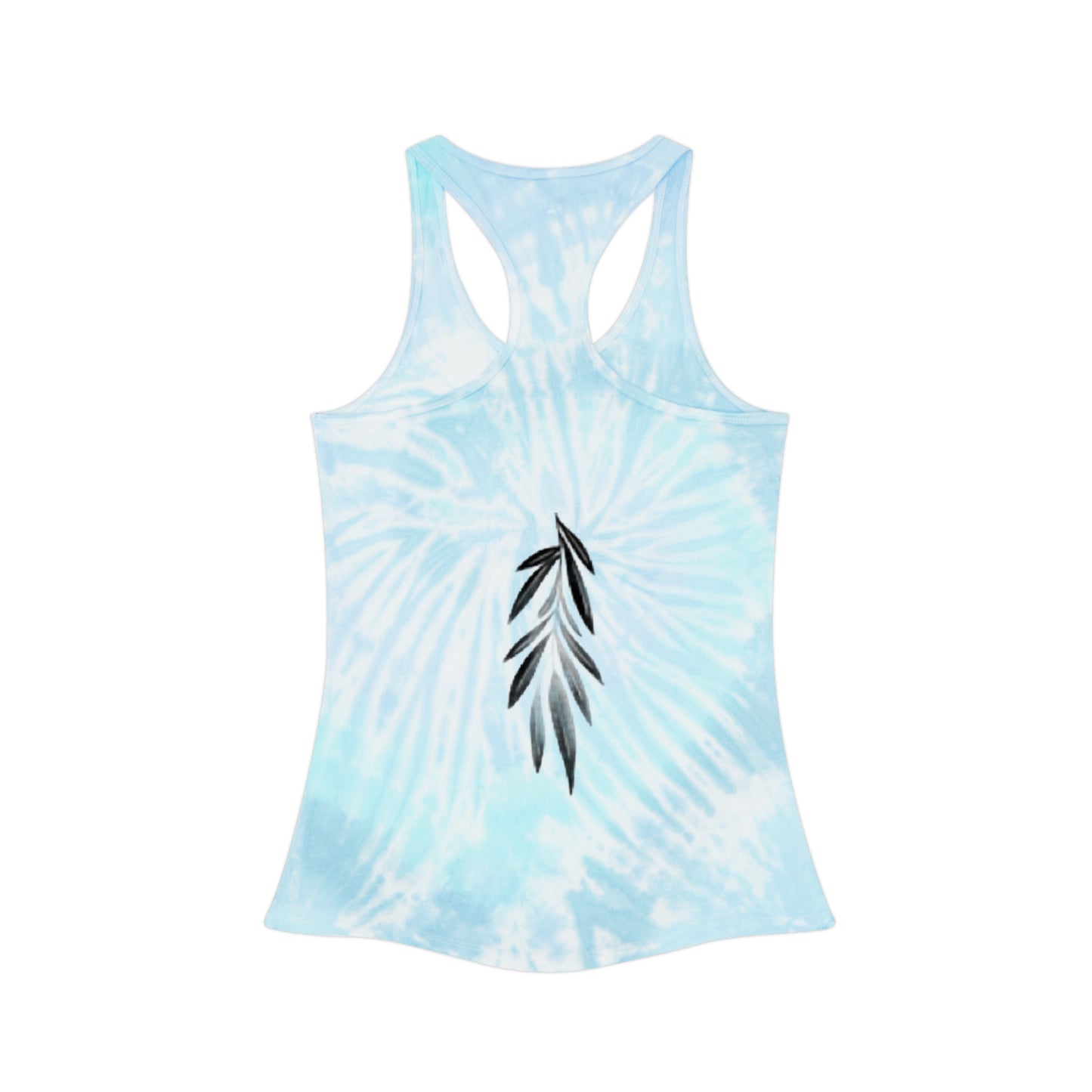 Medicine Leaf Tie Dye Racerback Tank Top