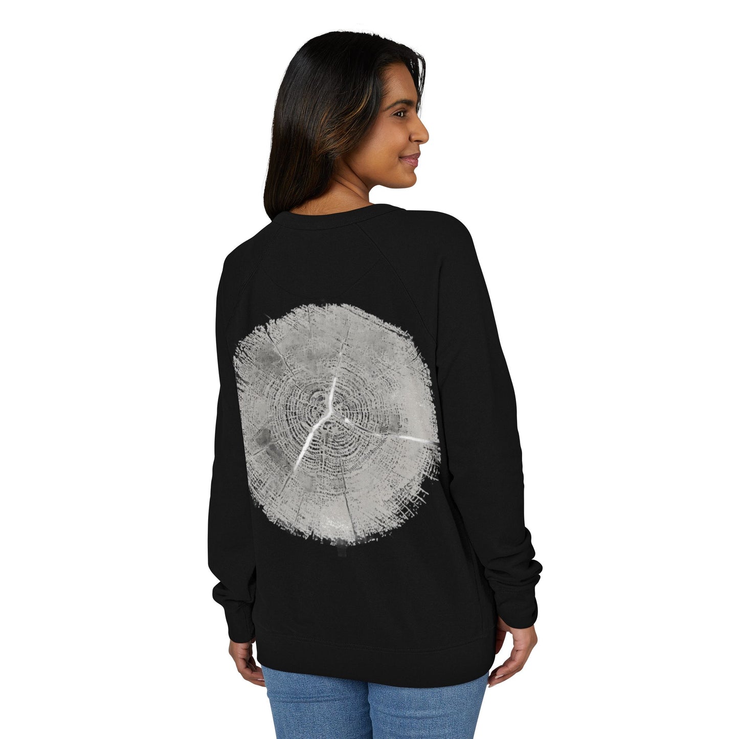 WOODCUT, Organic Nature Crewneck Sweatshirt, THE STORE by avalove