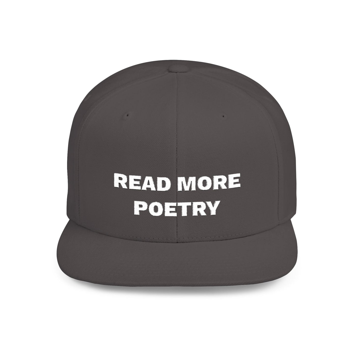 READ MORE POETRY Flat Bill Snapback