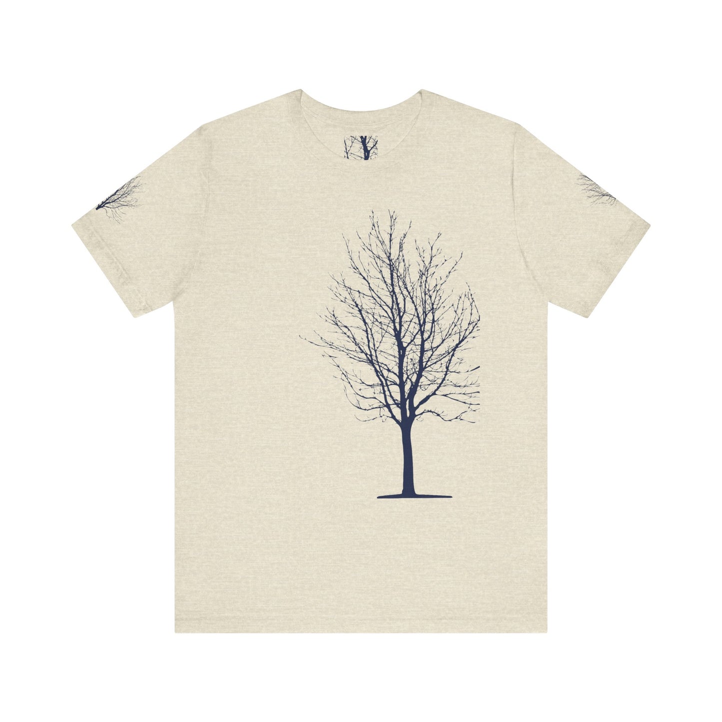 Single Tree Unisex Jersey Short Sleeve Tee - Blue Print