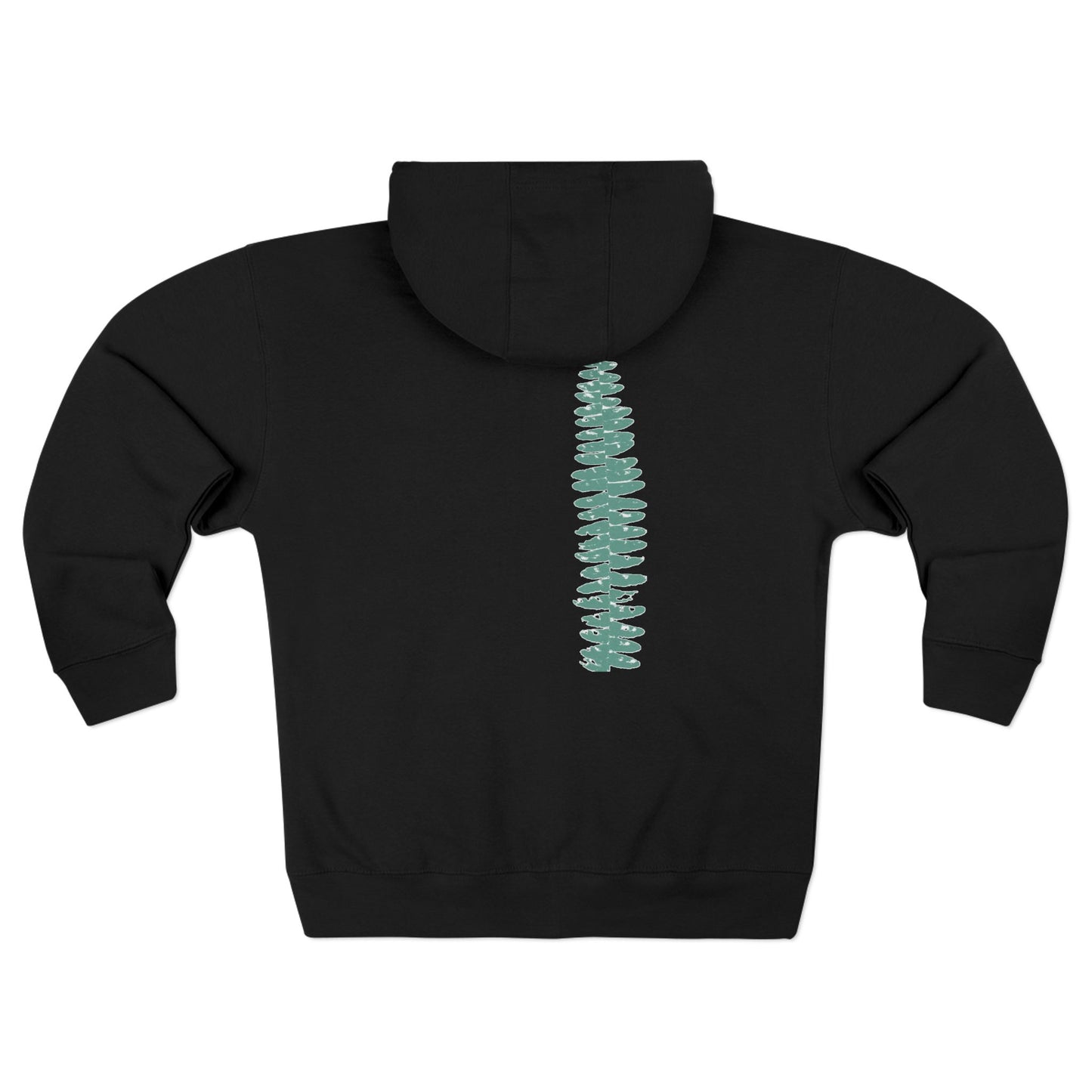 Green Fern, Forest Bathing Unisex Zip Hoodie, THE STORE, by avalove