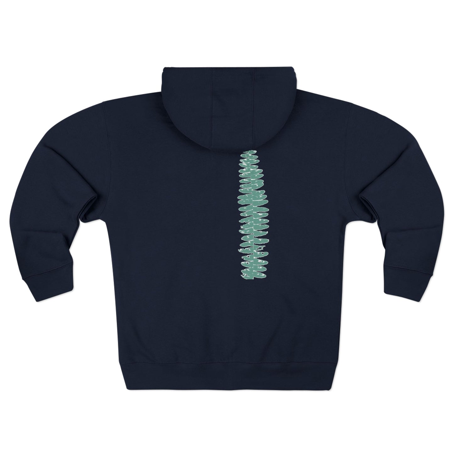Green Fern, Forest Bathing Unisex Zip Hoodie, THE STORE, by avalove