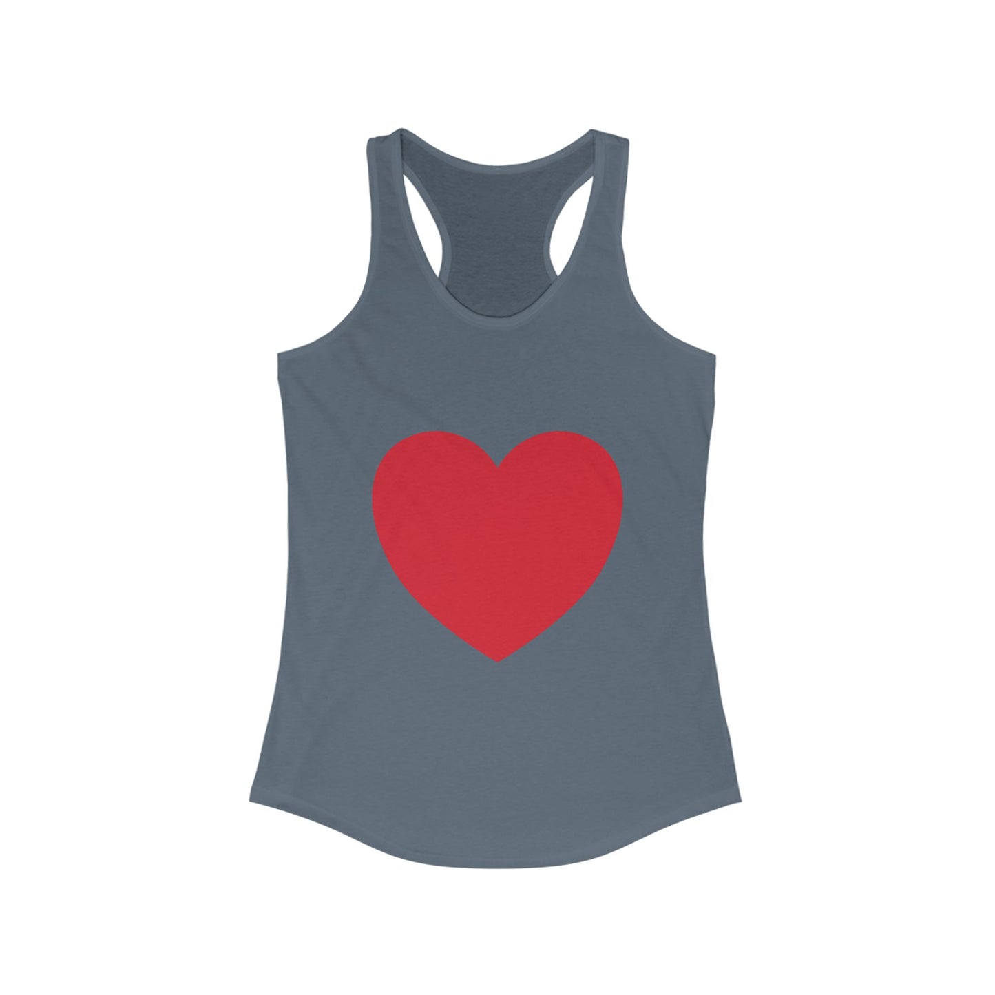 Wear Your Heart on Your Sleeve Women's Ideal Racerback Tank- many colors