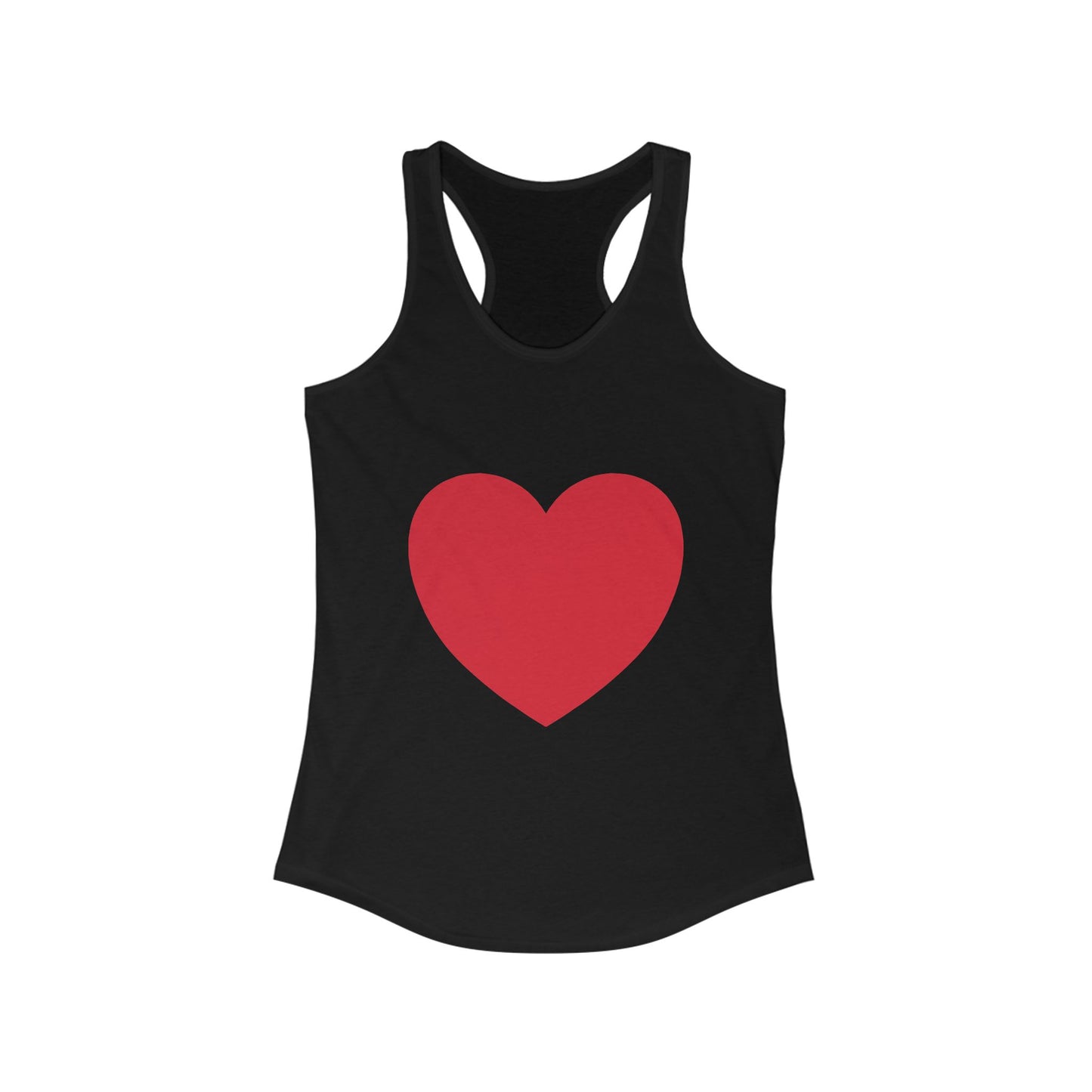 Wear Your Heart on Your Sleeve Women's Ideal Racerback Tank- many colors