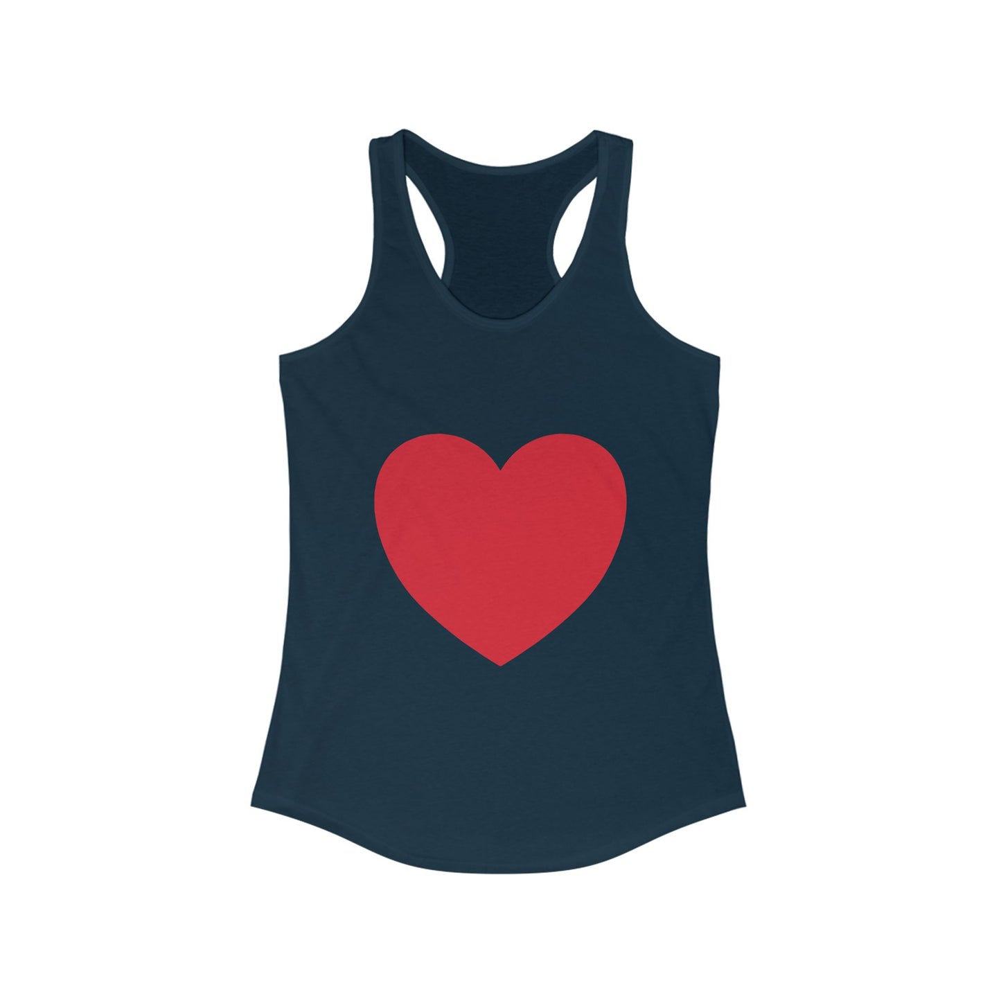 Wear Your Heart on Your Sleeve Women's Ideal Racerback Tank- many colors