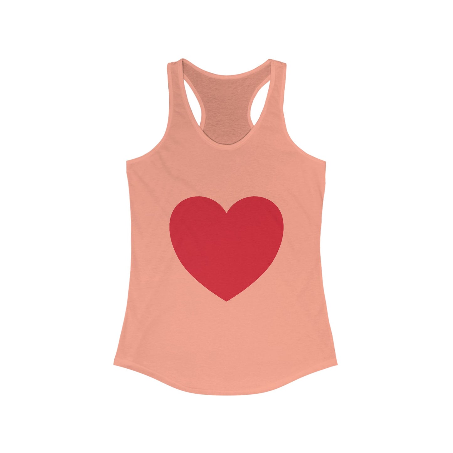Wear Your Heart on Your Sleeve Women's Ideal Racerback Tank- many colors
