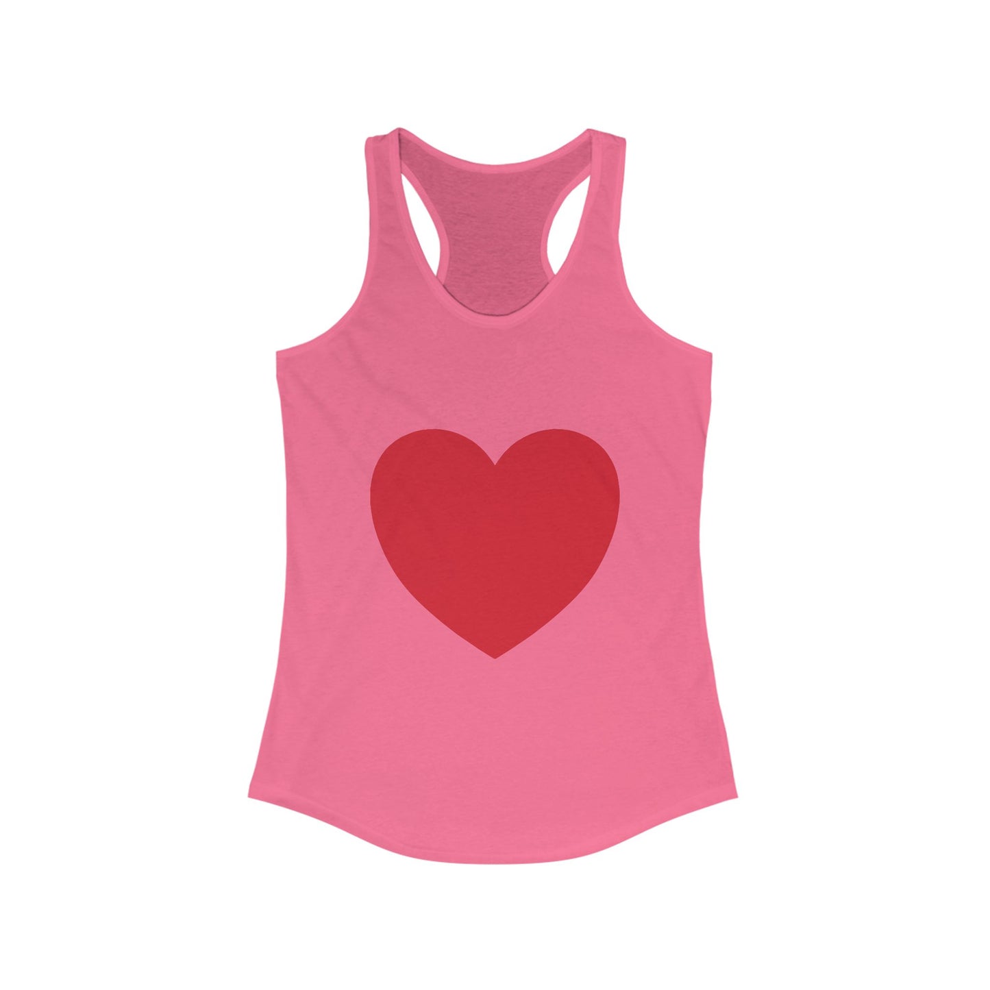 Wear Your Heart on Your Sleeve Women's Ideal Racerback Tank- many colors