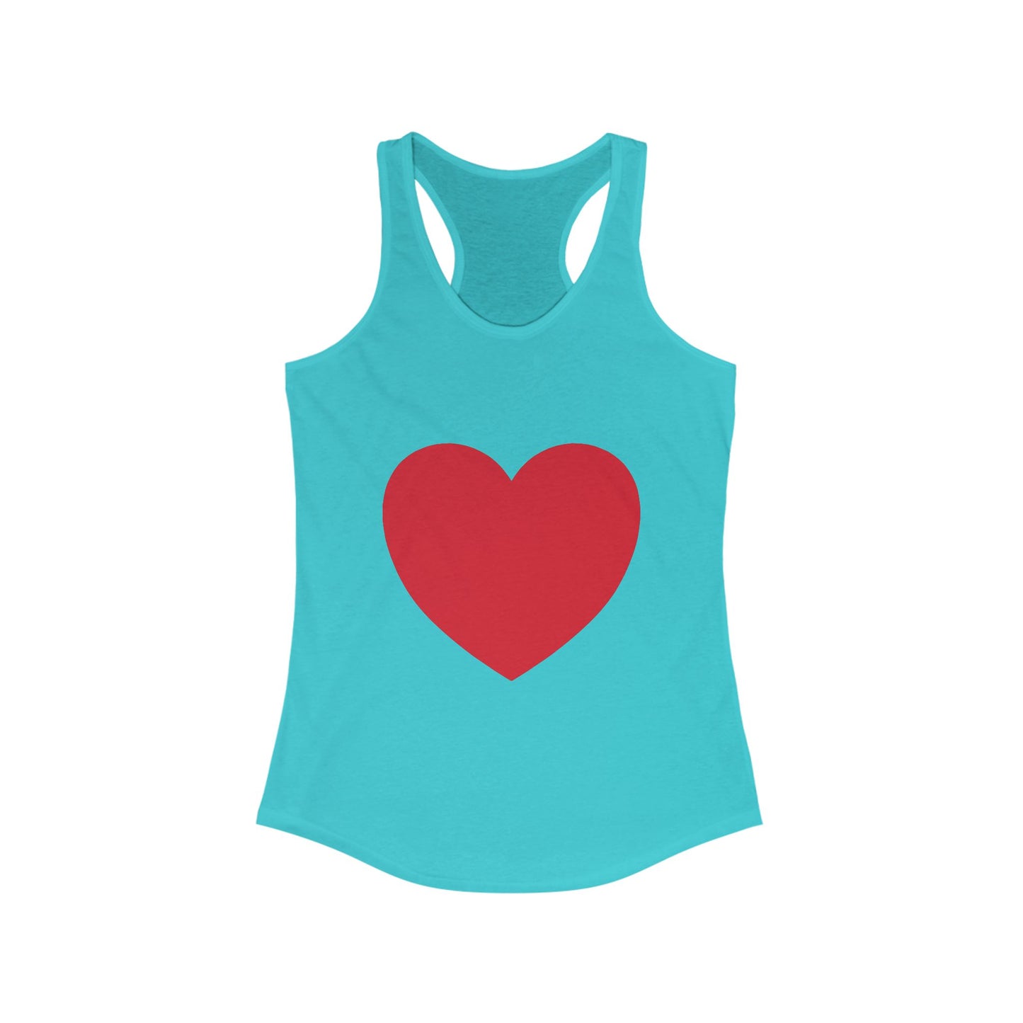 Wear Your Heart on Your Sleeve Women's Ideal Racerback Tank- many colors