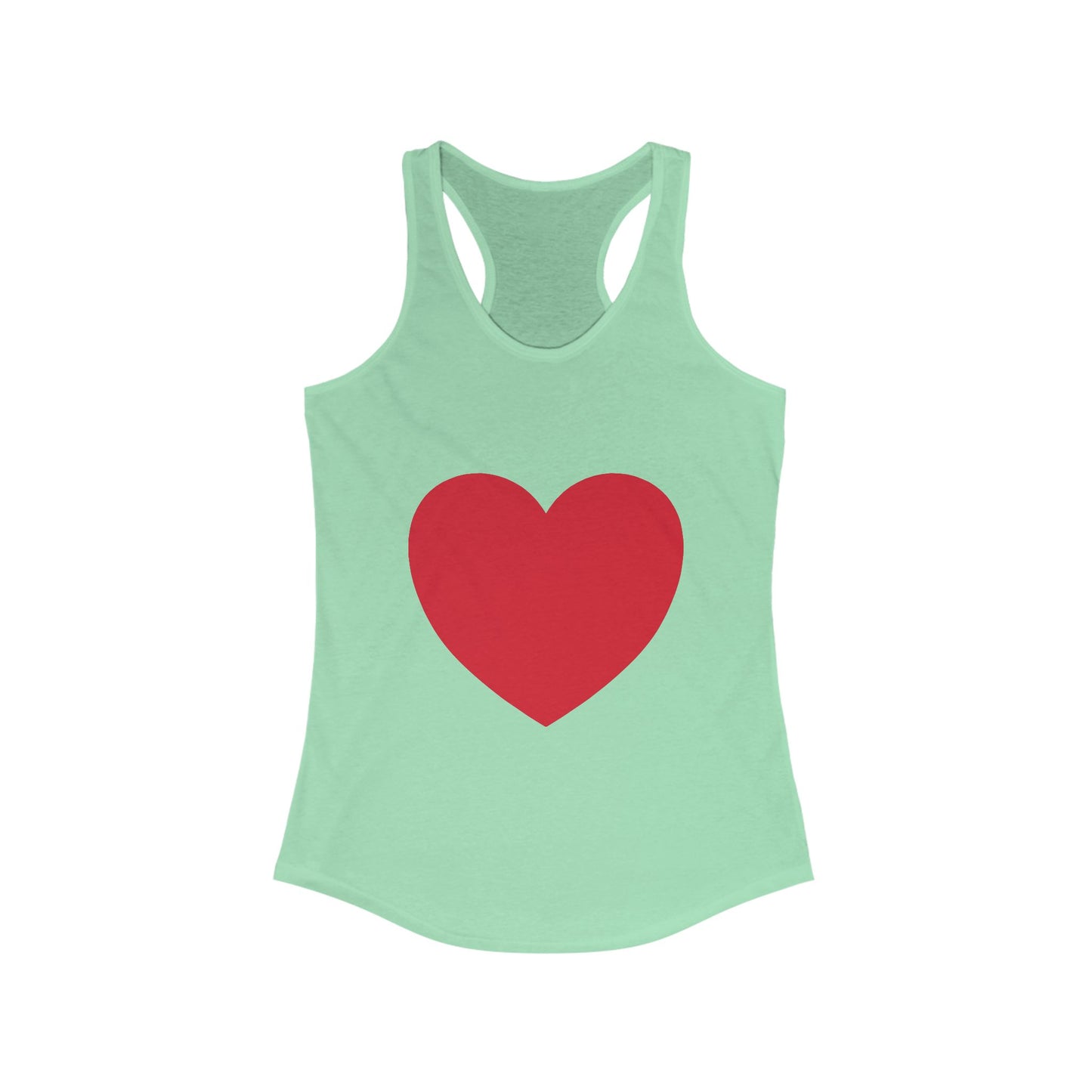 Wear Your Heart on Your Sleeve Women's Ideal Racerback Tank- many colors