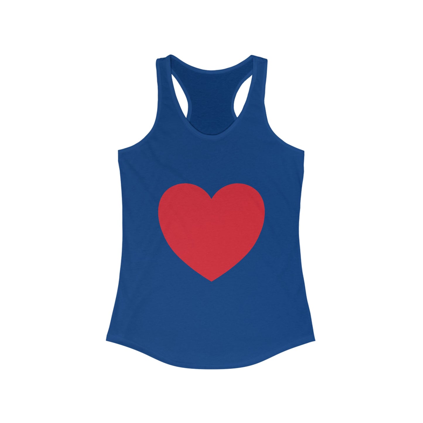Wear Your Heart on Your Sleeve Women's Ideal Racerback Tank- many colors