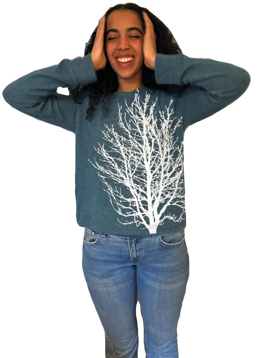 Single Tree Basic Vegan Cashmere Fleece Sweater-Lux