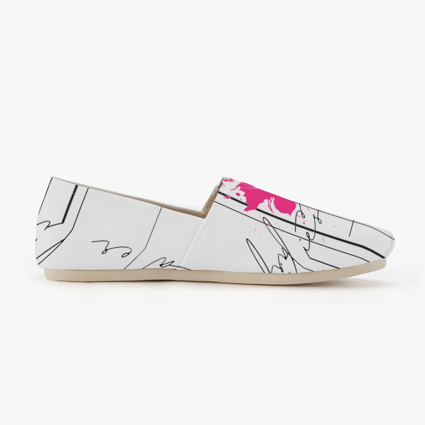 There Are Waterlilies Slip On Sneakers