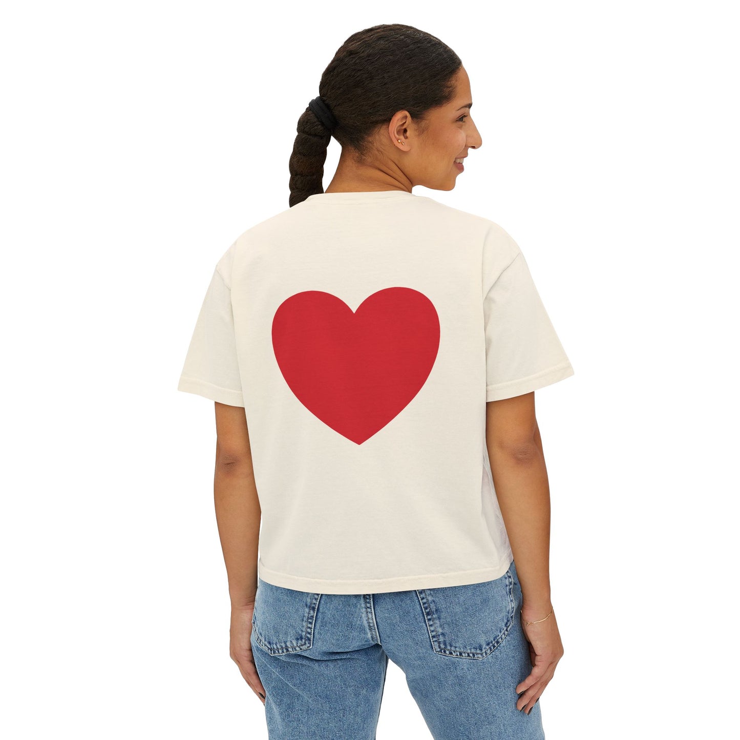 I Have a Big Heart Women's Boxy Tee- Many Colors