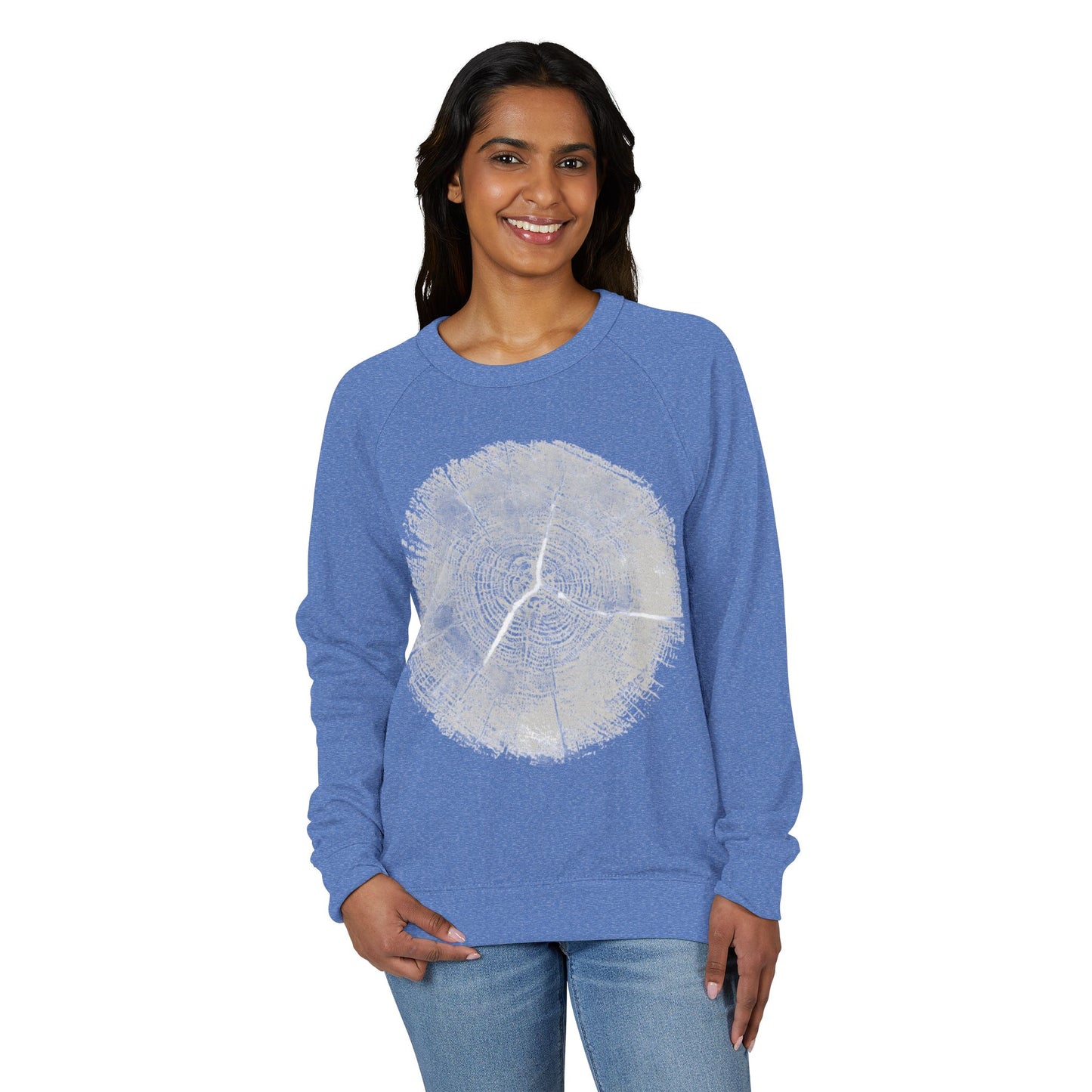 WOODCUT, Organic Nature Crewneck Sweatshirt, THE STORE by avalove
