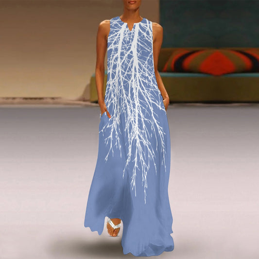 Tribe Dress in Cornflower