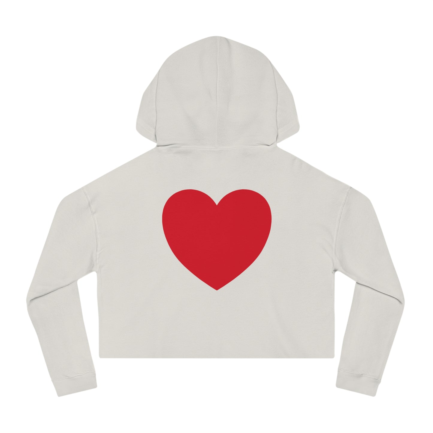 Have a Heart Women’s Cropped Hooded Sweatshirt- many colors