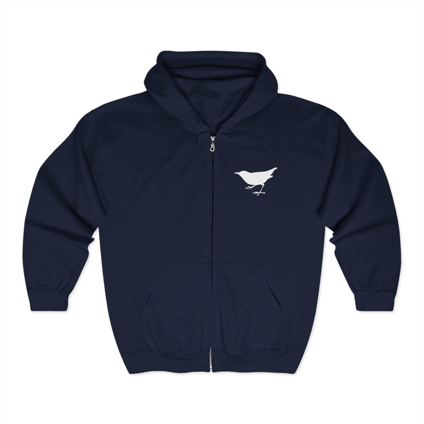 Fairytale Tree Full Zip Hooded Sweatshirt with Birdie- The Store, by avalove