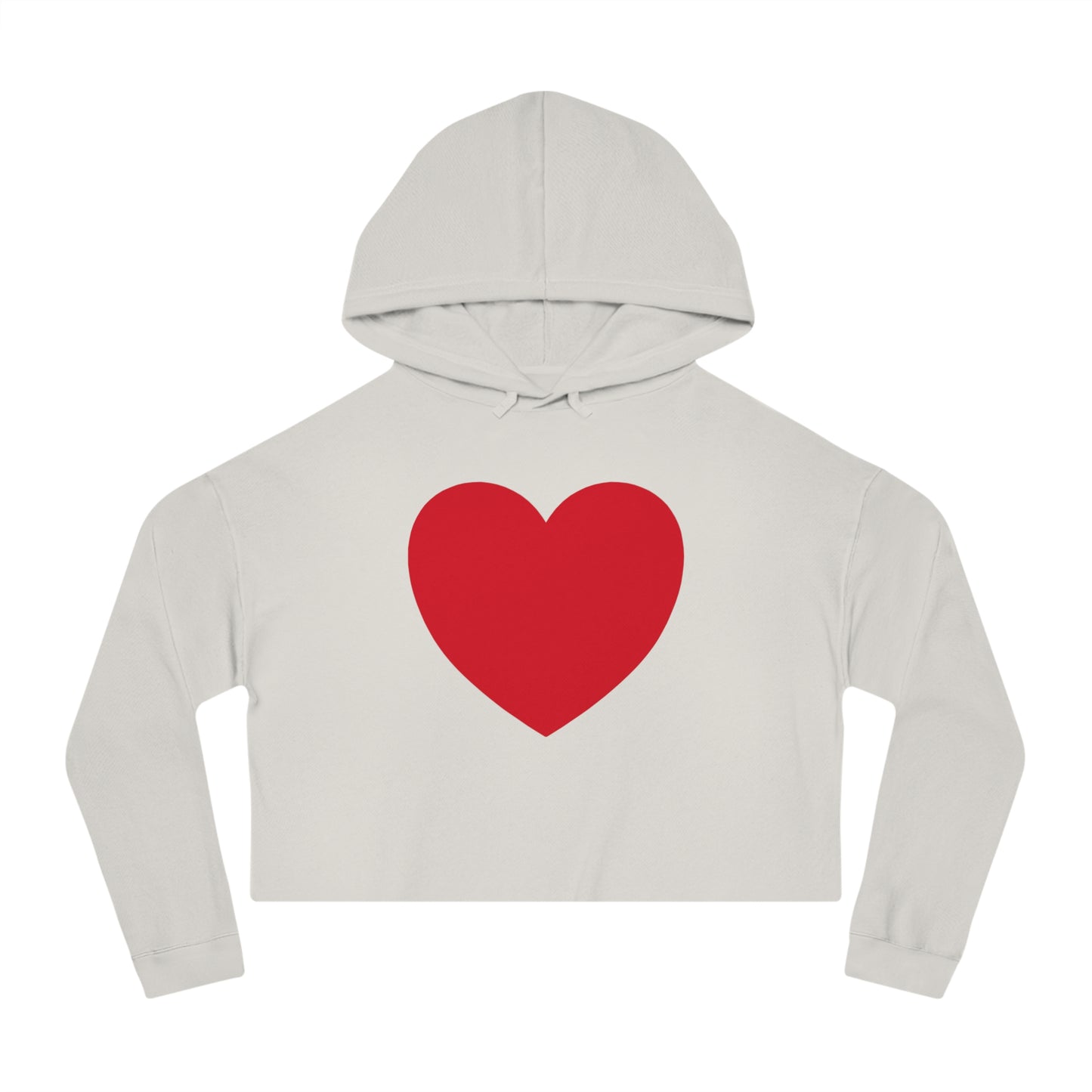Have a Heart Women’s Cropped Hooded Sweatshirt- many colors