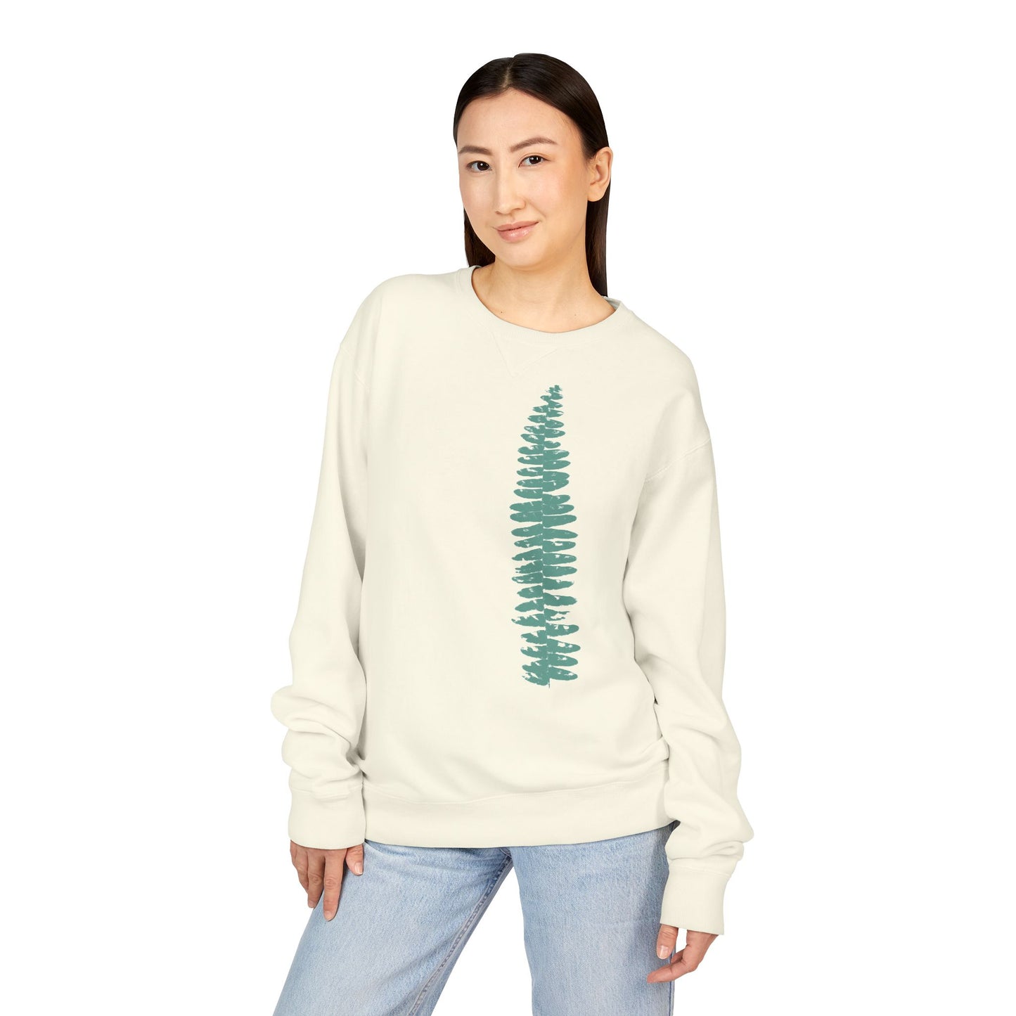 The Green Fern, Forest Bathing Sweatshirt, THE STORE, by avalove