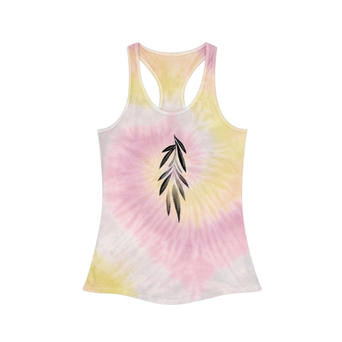 Medicine Leaf Tie Dye Racerback Tank Top