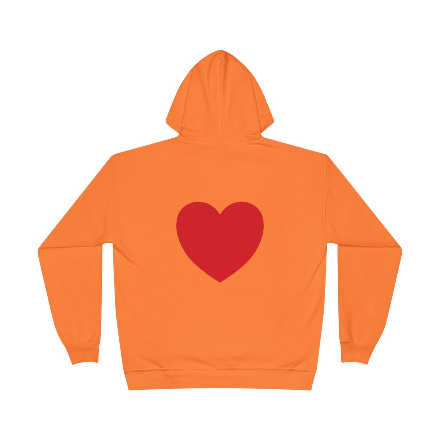 I WEAR MY HEART ON MY SLEEVE Unisex EcoSmart® Pullover Hoodie Sweatshirt