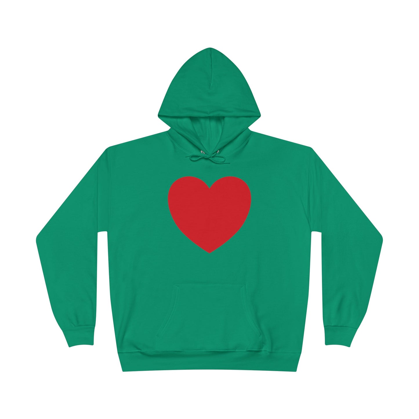 I WEAR MY HEART ON MY SLEEVE Unisex EcoSmart® Pullover Hoodie Sweatshirt