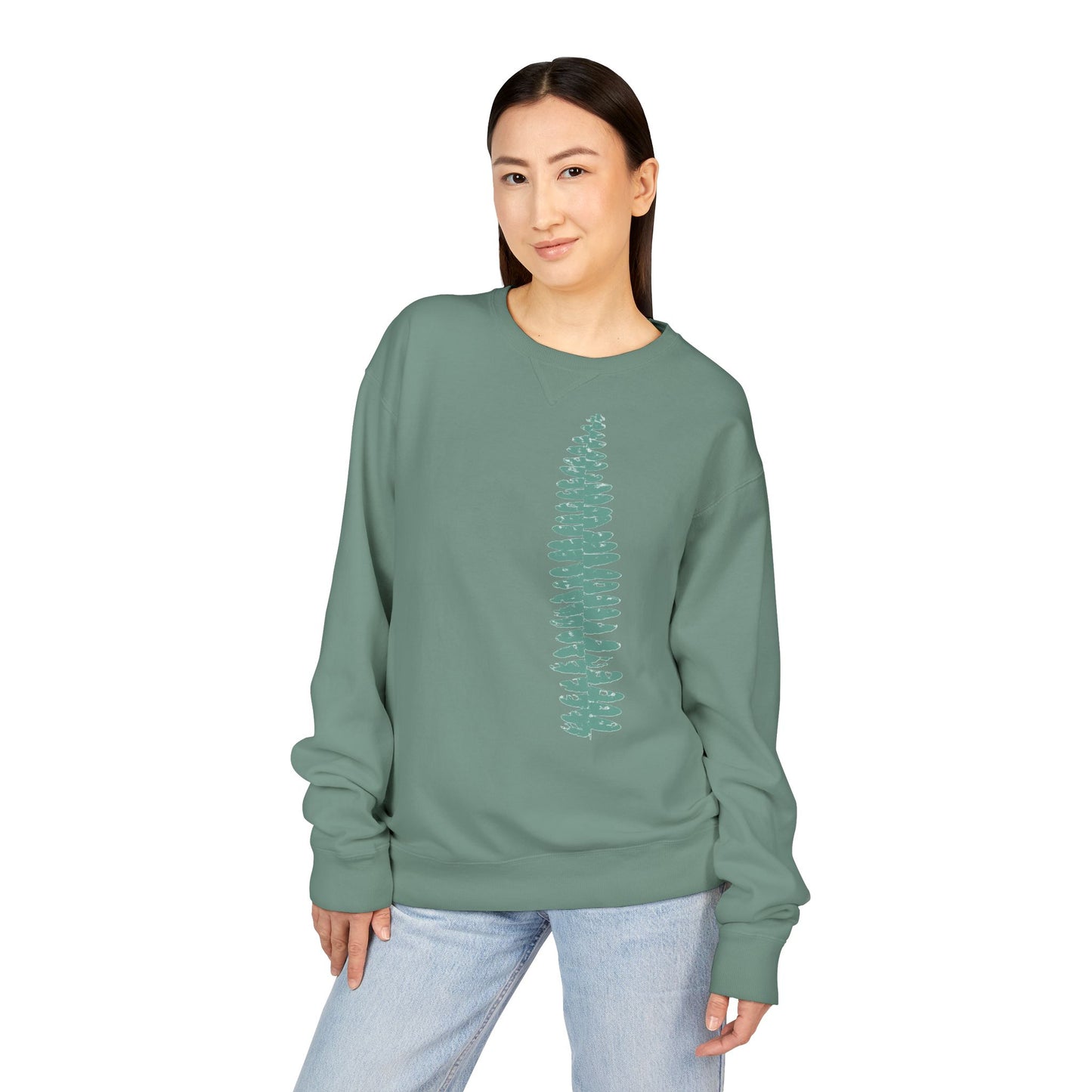 The Green Fern, Forest Bathing Sweatshirt, THE STORE, by avalove
