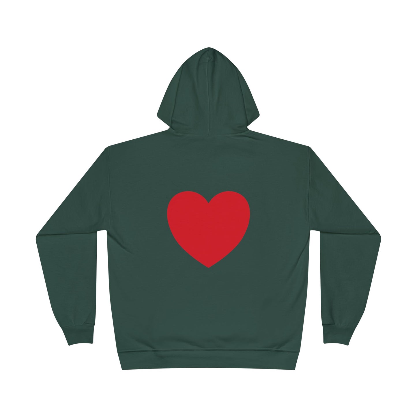 I WEAR MY HEART ON MY SLEEVE Unisex EcoSmart® Pullover Hoodie Sweatshirt