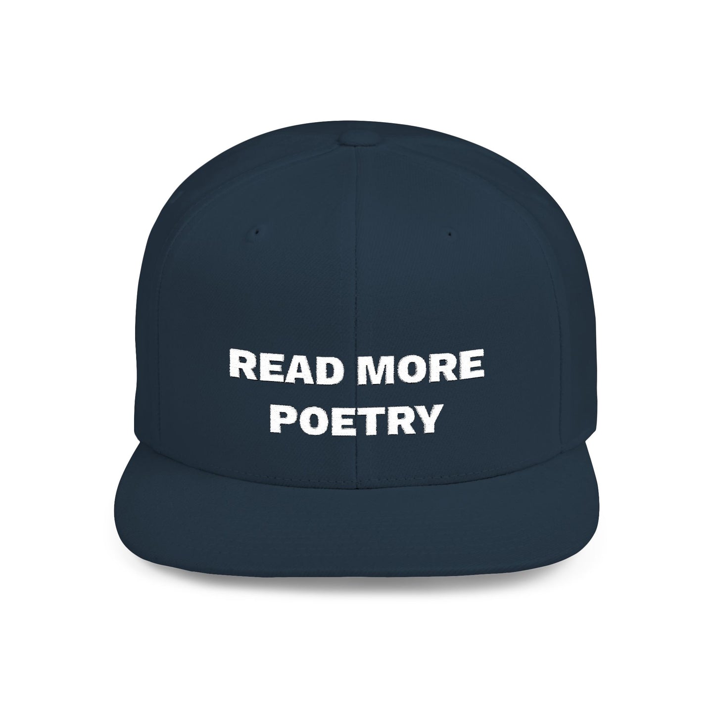 READ MORE POETRY Flat Bill Snapback