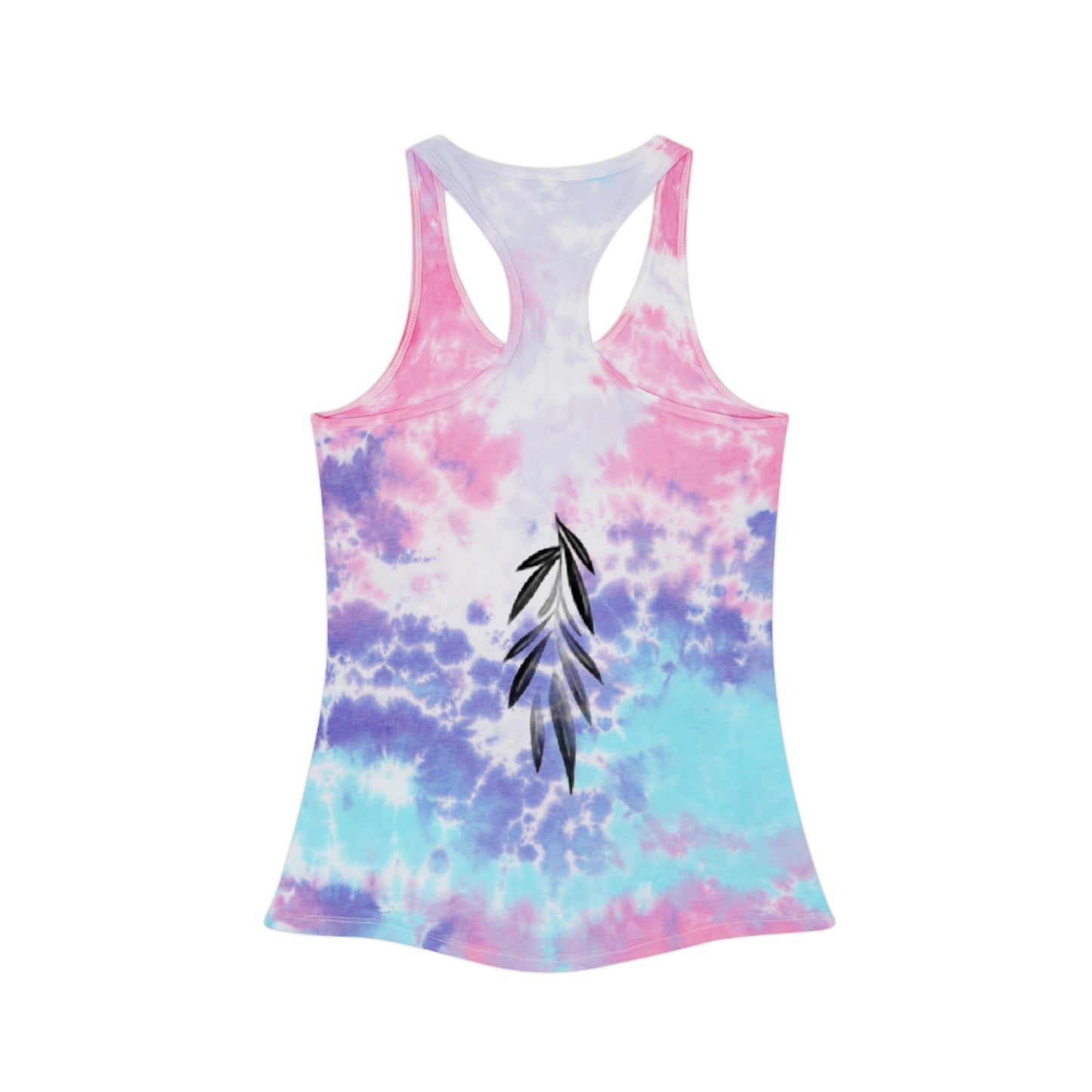 Medicine Leaf Tie Dye Racerback Tank Top